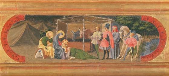 The Quarata Predella Depicting the Adoration of the Magi (detail)